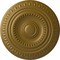Ekena Millwork Artis Ceiling Medallion (Fits Canopies up to 6 7/8"), Hand-Painted Gold, 15 3/4"OD x 1 3/8"P CM15ARGLS - alternate 1